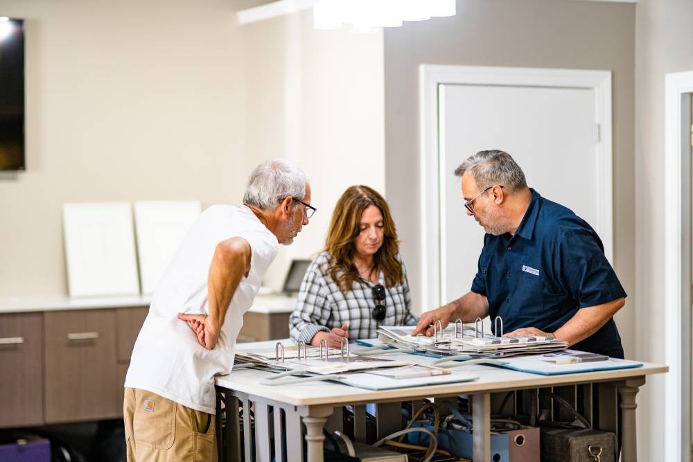 The Blind and Shutter Gallery Team Helping Customers Choose Window Treatments near Nashville, Tennessee (TN)