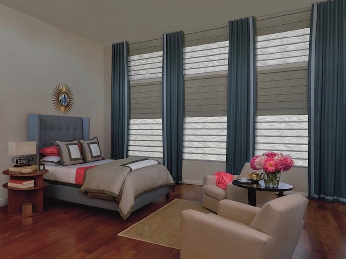 Choosing Custom Bedroom Shades for Homes near Nashville, Tennessee (TN), including Sheers and Shadings